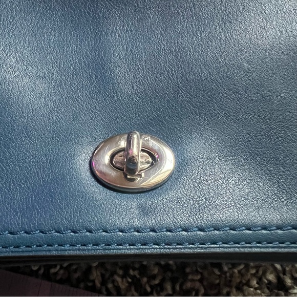 Coach blue legacy penny crossbody bag - Picture 2 of 6